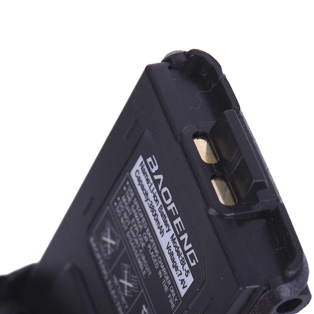Baofeng batterie 3800mah li-ion battery foruv-5r v2+ uv5rq bf-f8 bf-f8+ bf-f9 bf-f8hp dm-5r two way radio walkie talkie
