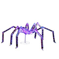 3ft Prism Spider, Illusion, 340 Purple Copper Wire Light, 4.5V 3.6W Halloween Standing Decoration US Specification
