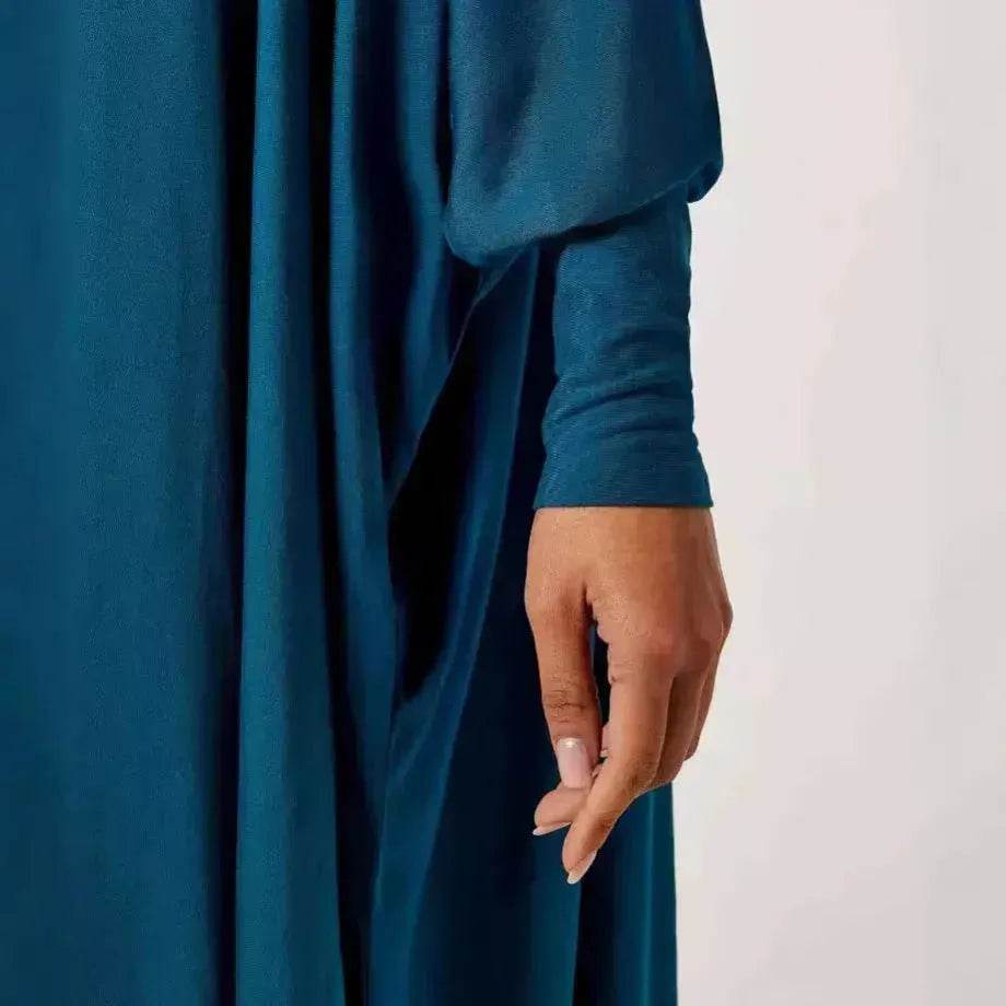 Batwing Sleeve Plain Abaya for ArabArab Women Eid Jalabiya for Women Islamic Wear for Women