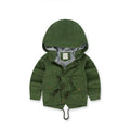 Children Cashmere Hoodie Windproof Winter jacket kids