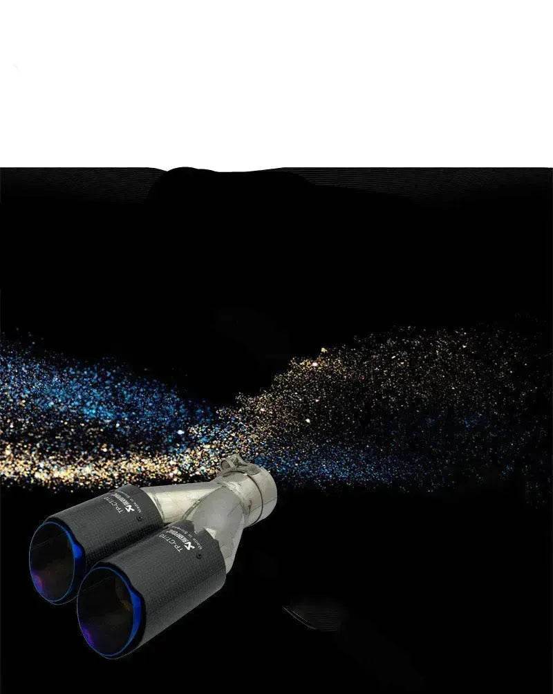 Y Model Compatible For Remus Exhaust  Pipe Tip Muffler Tips Carbon Fiber Stainless Steel Dual Outlet Tails Throat Rear Nozzle