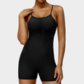 Sleeveless Bodycon Exercise Workout Gym Romper Women Short Workout Jumpsuit Yoga Jumpsuit