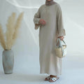 Plain Abaya Dress Eid Abaya 2025 Simple cotton abaya