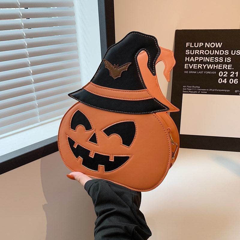 Shoulder Messenger Bag Female Halloween Pumpkin Bag