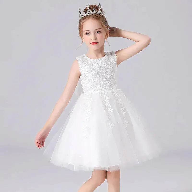 Formal Dress Fashionable Vest Princess Dress Girl Catwalk Show Clothing Birthday dress for Kids