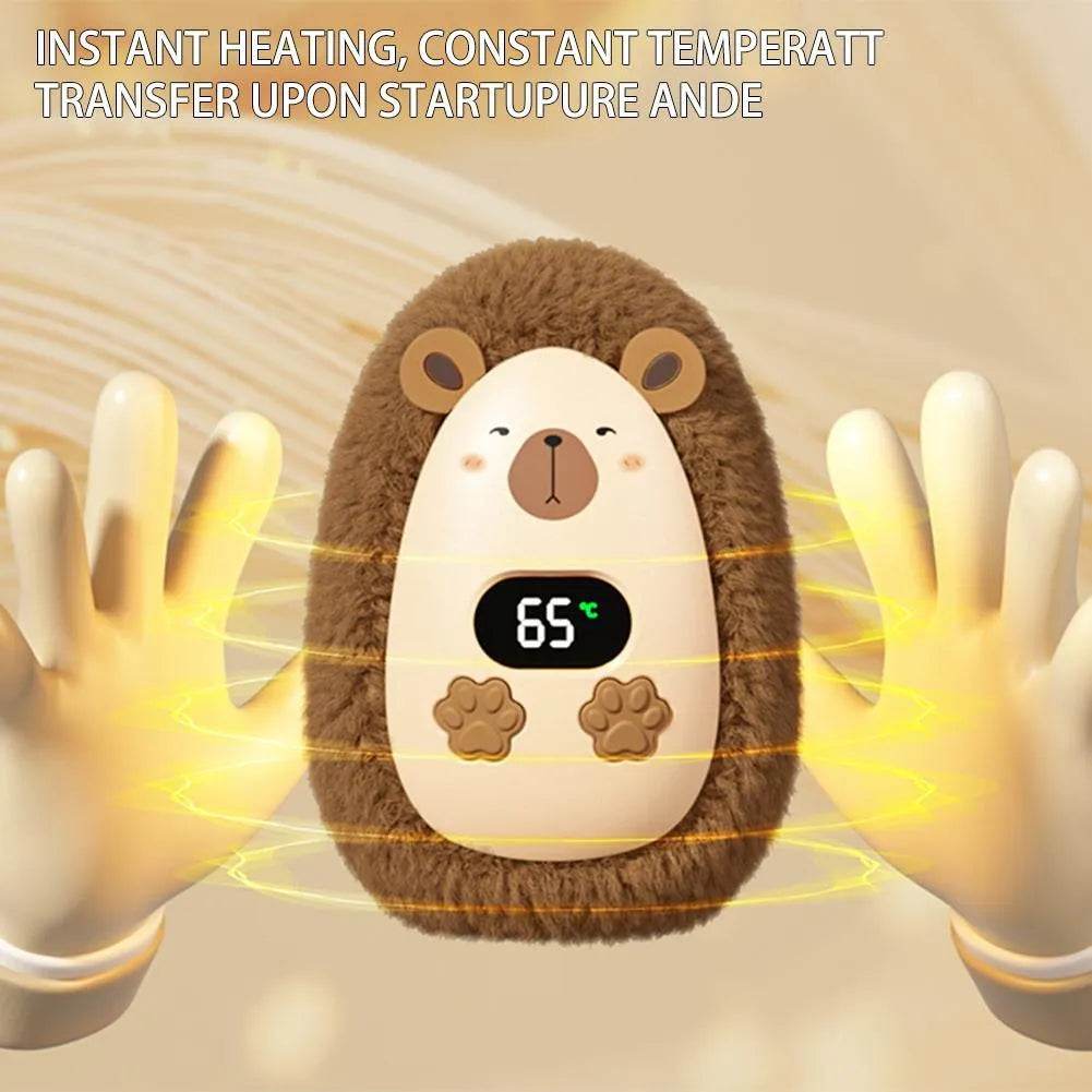 Winter Portable USB Rechargeable Outdoor Smart Fluffy Hand Warmer Hand muff