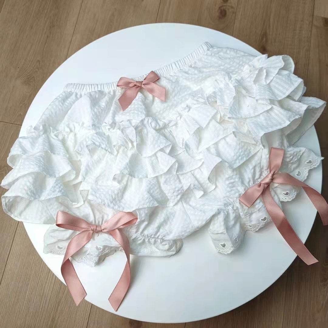Cake Princess Skirt Mini Multi Layered Pants