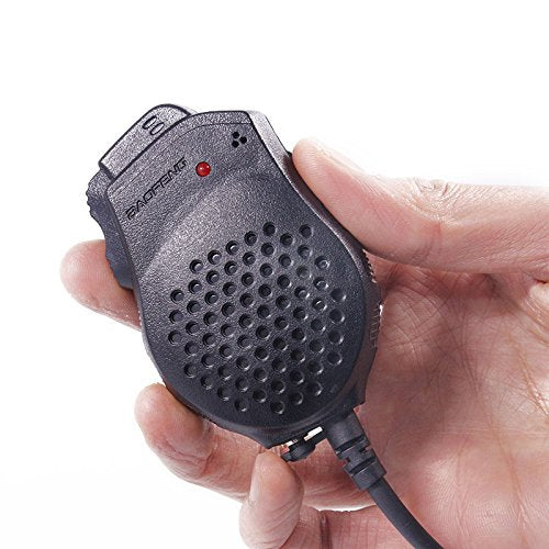 Baofeng dual ptt speaker microphone for uv-82/uv-82hp/uv-82l/uv-8d/gt-5 two-way radio