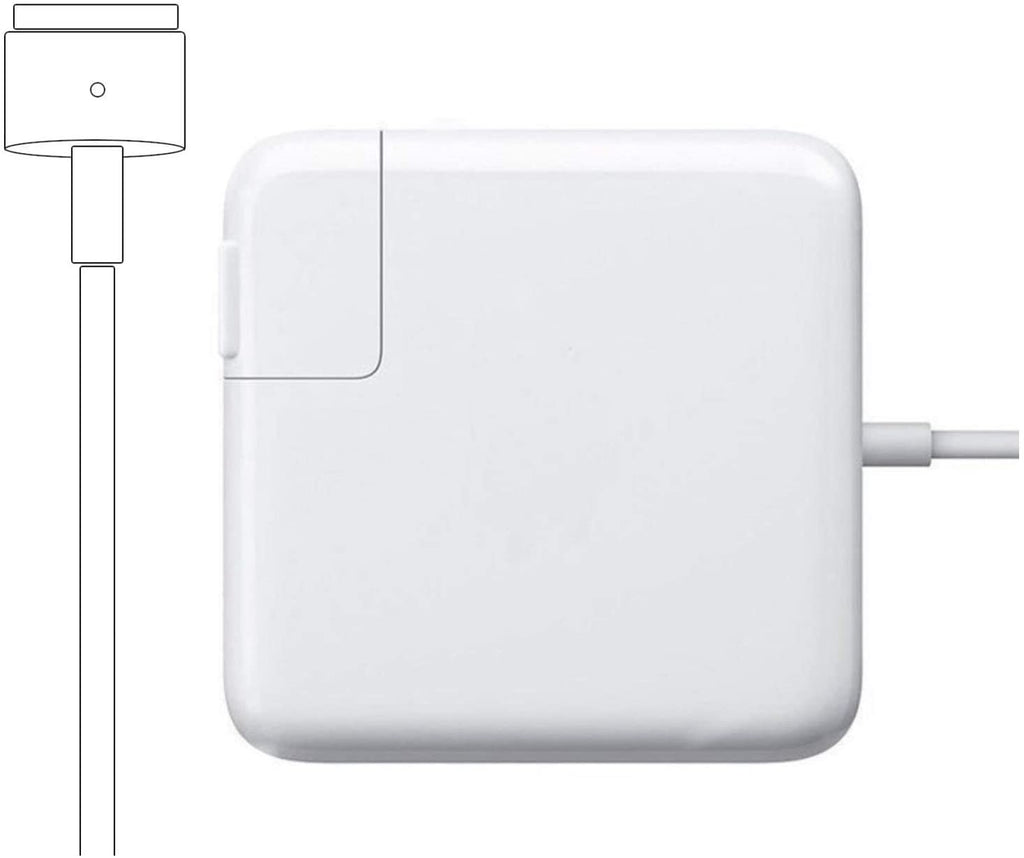 bftech mac pro charger 85w superior heat control power adapter magsafe 2 magnetic t-tip (a1424) laptop replacement for macbook pro 13/15 /17 inch