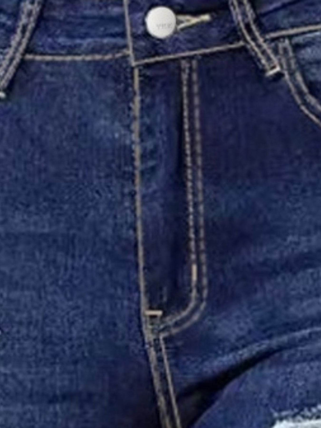 2025 Women's Ripped Tight Cropped Pants, New High Stretch Jeans, Fashionable And Versatile Street Style, Slim Fit Design, Women's Jeans And Clothing