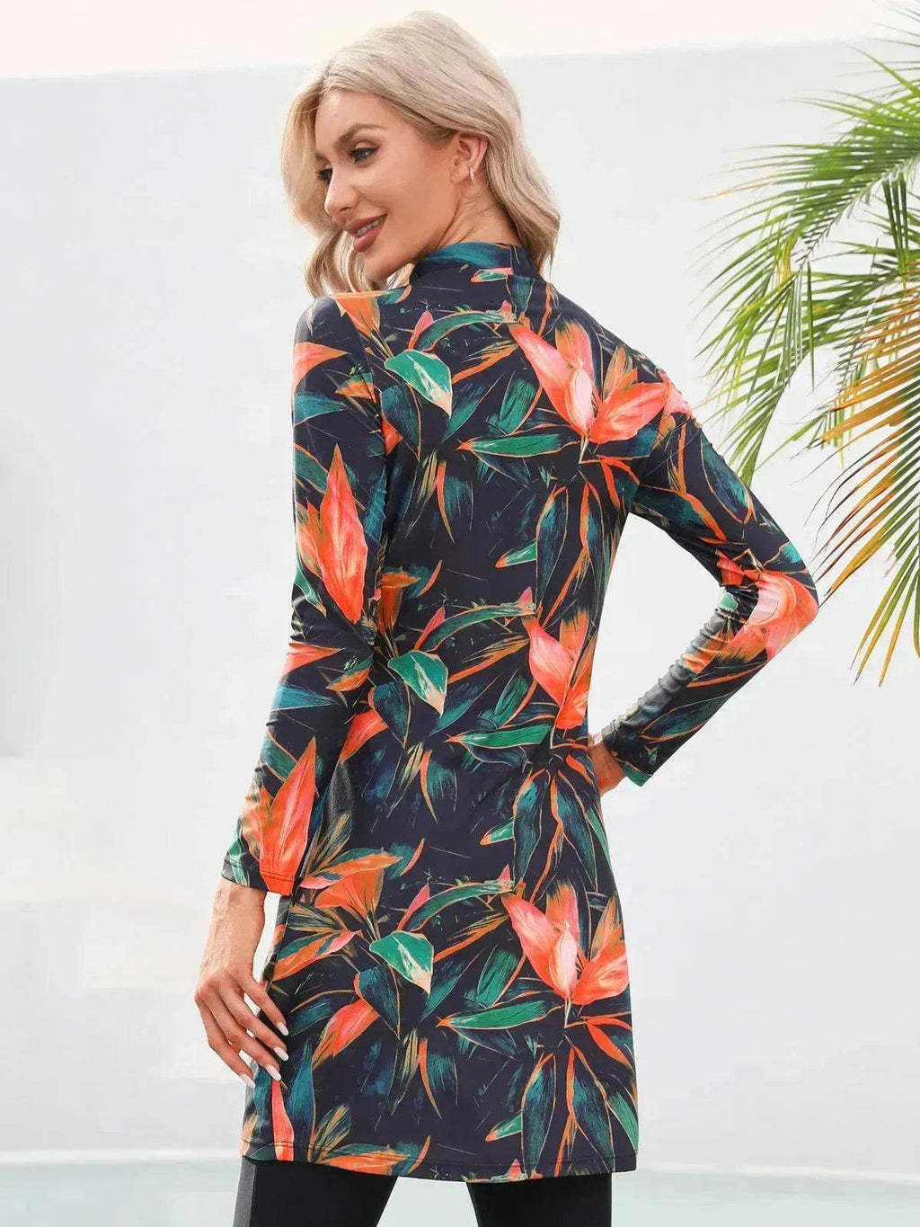 Long Sleeve ArabSwimsuit With Hat Included Chest Pad 3 Piece Set Conservative Swimwear