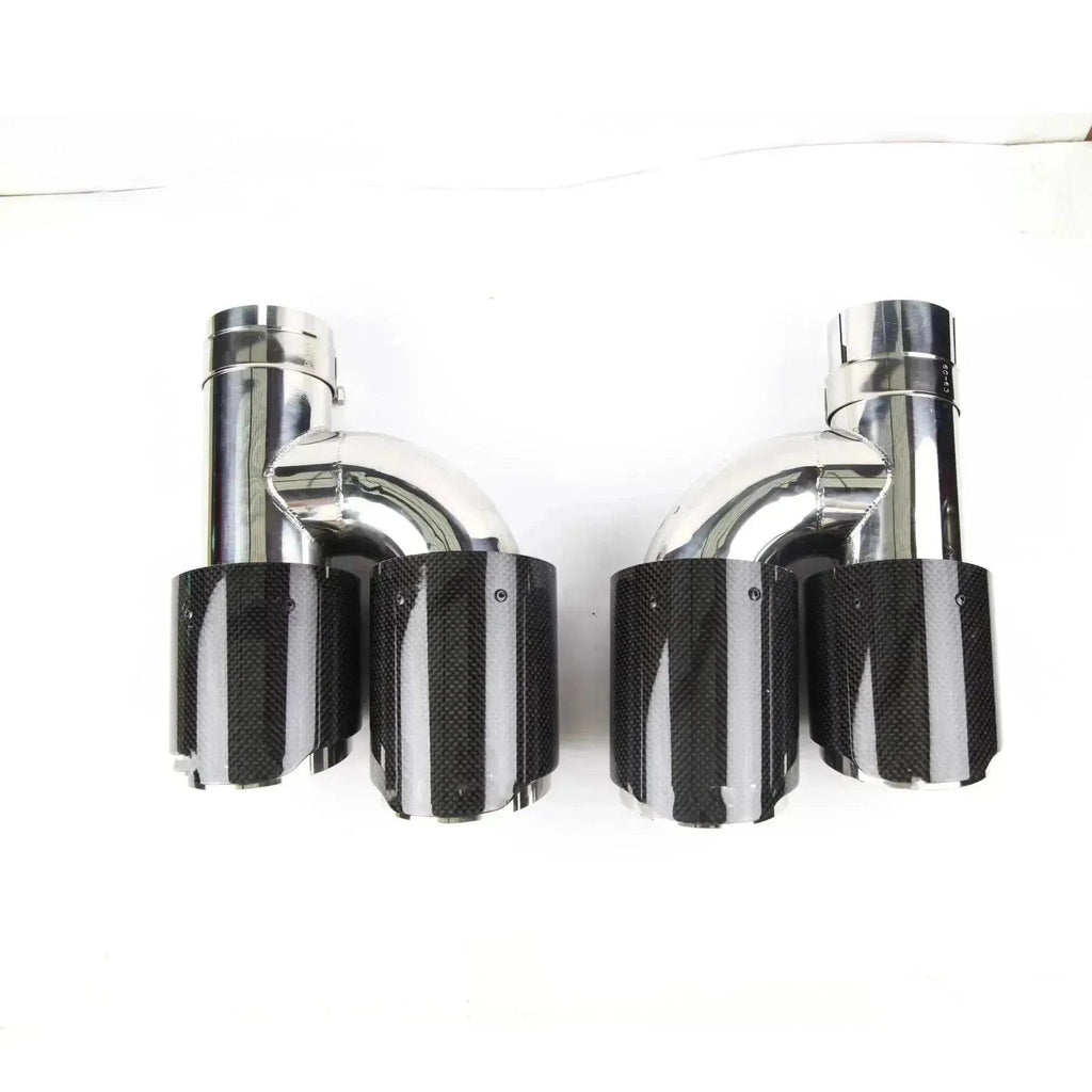 Four-outlet Double-tail Stainless Steel Exhaust Pipe