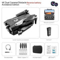UAV Optical Flow Dual Camera Drone 480p Camera Obstacle Avoidance Aerial Photography Foldable Quadcopter