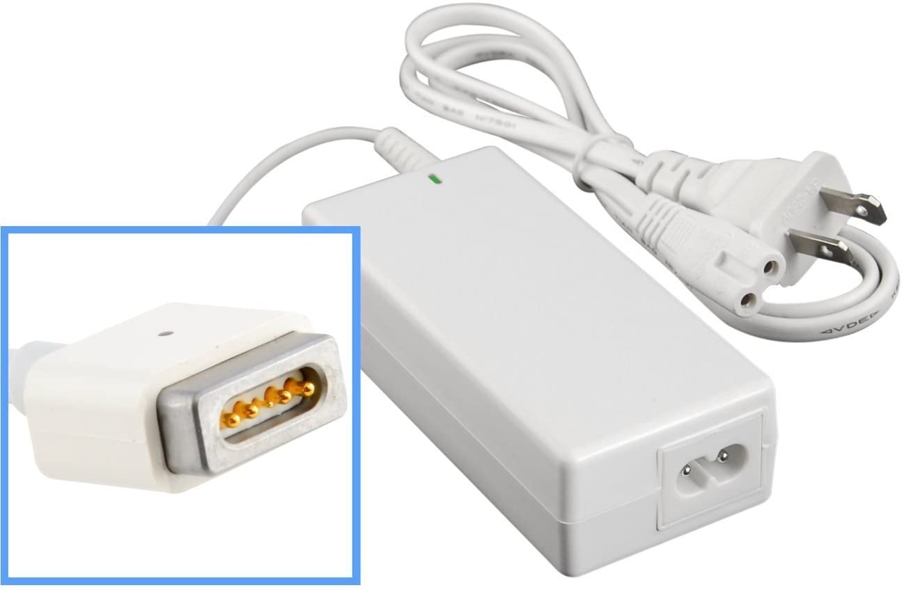 bftech 18.5v, 4.6a, 85w power adapter 1st generation magnetic travel charger | compatible with 15″ & 17″ apple macbook pro (made before mid 2012)