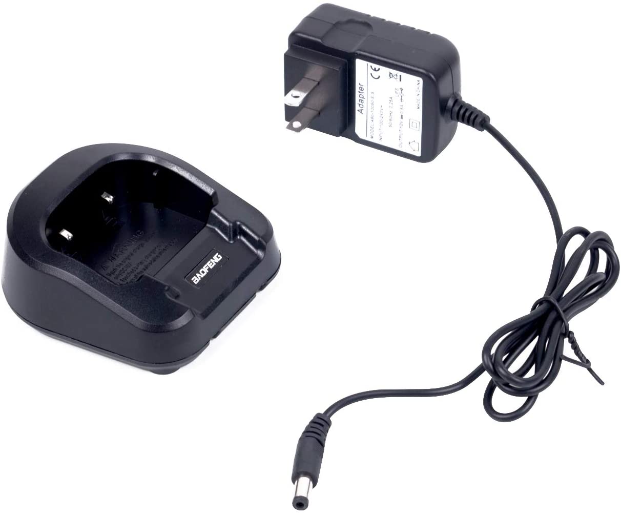Baofeng desktop charger with adapter for baofeng radio uv-82 uv-82l uv-8d uv-82hp uv-82hx uv-82_c5
