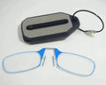 Mini Nose Clip On Portable Reading Glasses Men For Women Rimless Portable Magnifying Presbyopic Glasses Eyewear Ladies