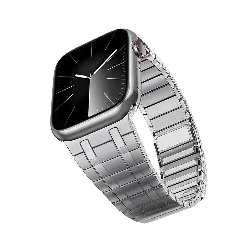 Replaceable Magnetic Metai Chain Watch Strap Suitable for iwatch