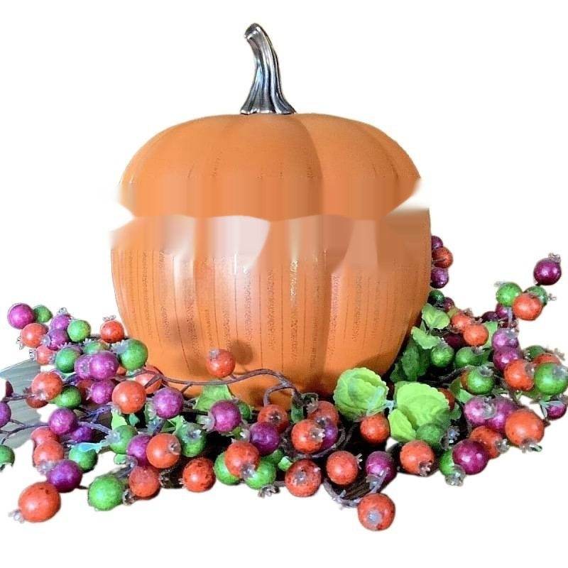 Starry Night Glass Halloween Pumpkin Decoration