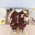 Children Fashionable Long Sleeve Three-piece Sweater Set