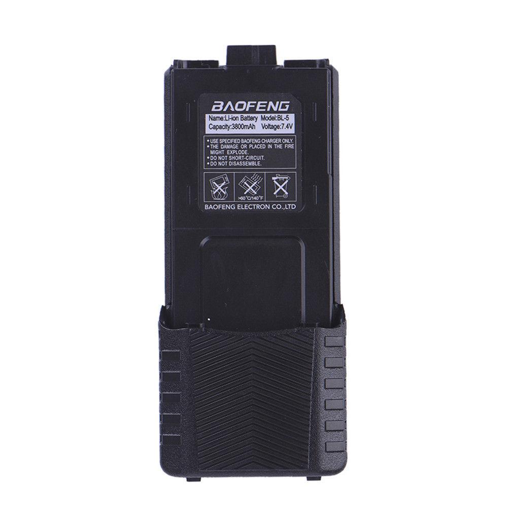 Baofeng batterie 3800mah li-ion battery foruv-5r v2+ uv5rq bf-f8 bf-f8+ bf-f9 bf-f8hp dm-5r two way radio walkie talkie