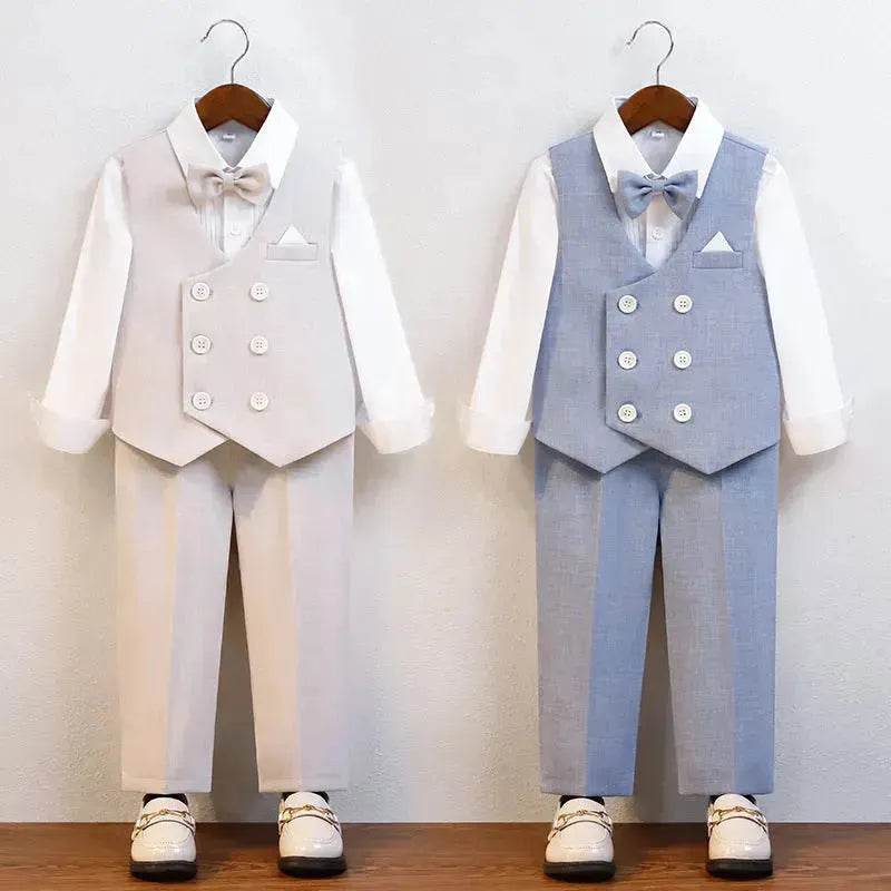 Children's Suit Vest Suit Gentleman Best Man suit 3 piece set outfit