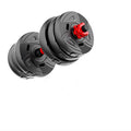 Adjustable Rubber-Coated Dumbbell Set – Home Gym Barbell Weight Set for Men & Women | 10KG–40KG