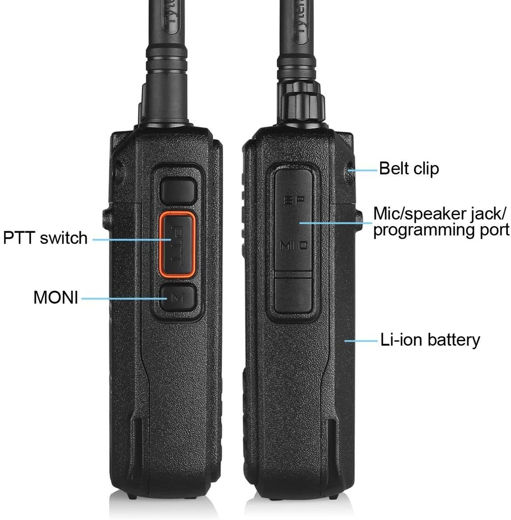 TYT MD-380 dmr digital radio vhf two way radio walkie talkie transceiver