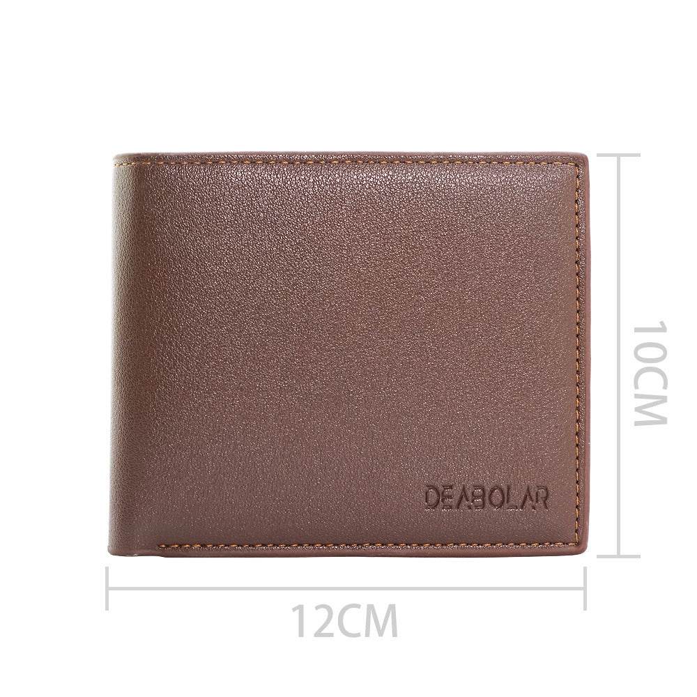 Custom Men's leather Wallet Zipper Valentine's Day gift  Personalized Men's Wallet