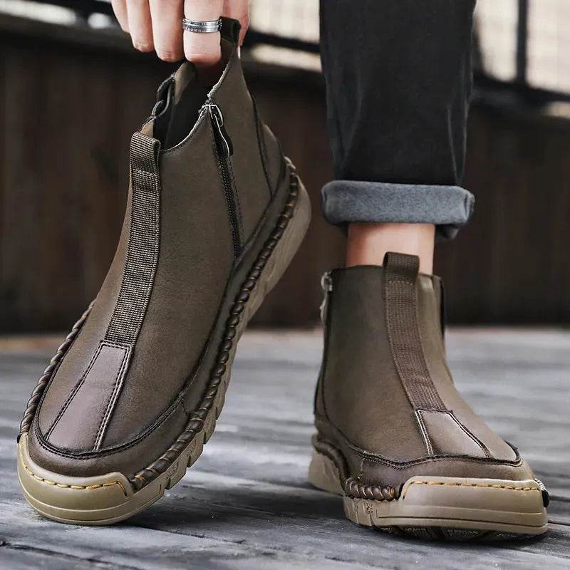 Slip-on High-top Casual Martin Boots for Winter