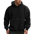 Fall Winter Fleece Plush thick Hoodie Pullover tops for men