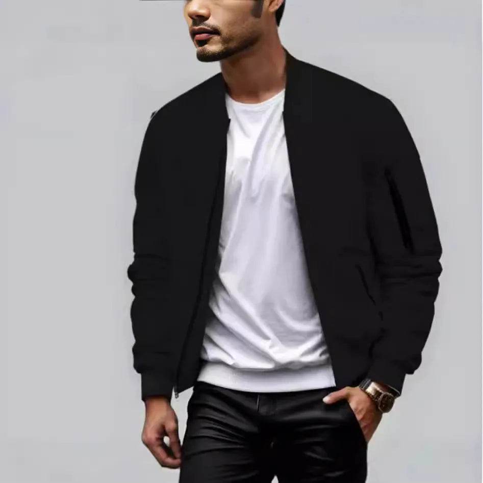 Men's Casual Baseball Varsity Jacket Spring And Autumn