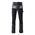 Denim Non-elastic Slim Fit Bootcut Trousers Men Jeans