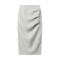 Retro  Design Casual Temperament Side Slit long Pencil Skirt for work