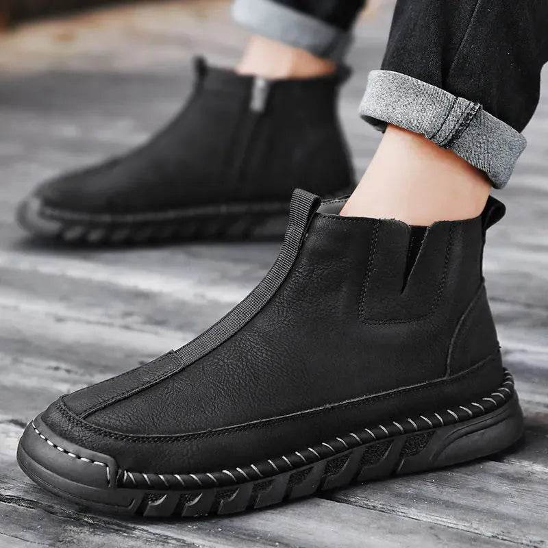 Slip-on High-top Casual Martin Boots for Winter