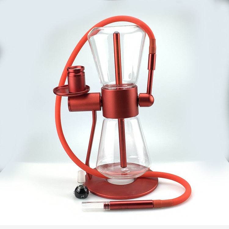 Hourglass Type Rotary Gravity Hookah