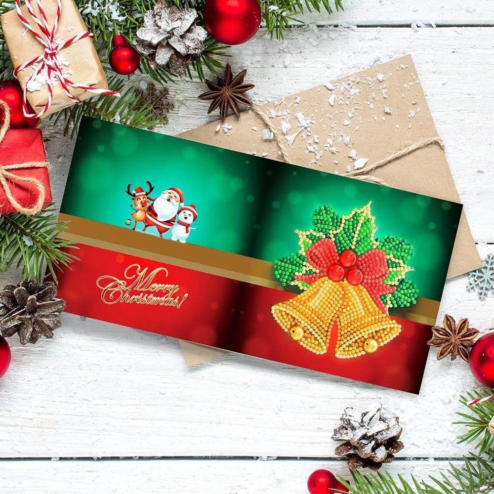 Handmade DIY Christmas Card Piece Diamond Painting