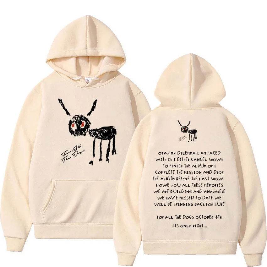 Rapper Drake For All The Dogs Letter Unisex Hoodie Sweatshirt