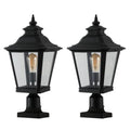 Outdoor Glass Pillar Headlights exterior decor Landscape Pathway Lighting