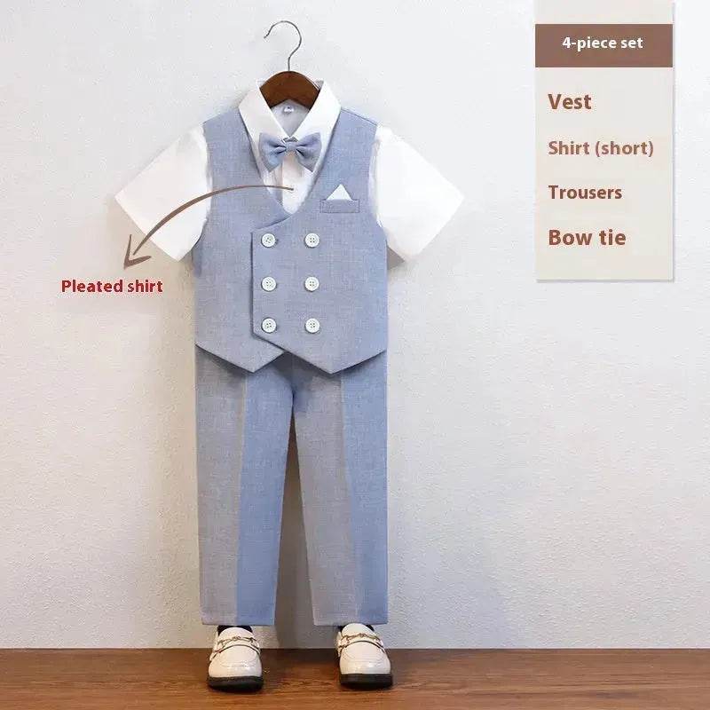 Children's Suit Vest Suit Gentleman Best Man suit 3 piece set outfit