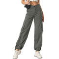 Wide Leg High Waist Casual Pants For Women