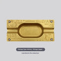 Metal Gold and Silver 2 slot Cigar Ashtray