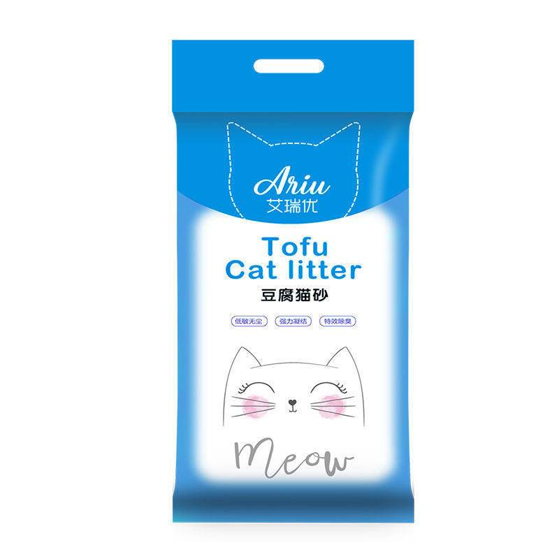 Original Flavor Tofu Cat Litter Low Dust Fast Clumping Deodorizer