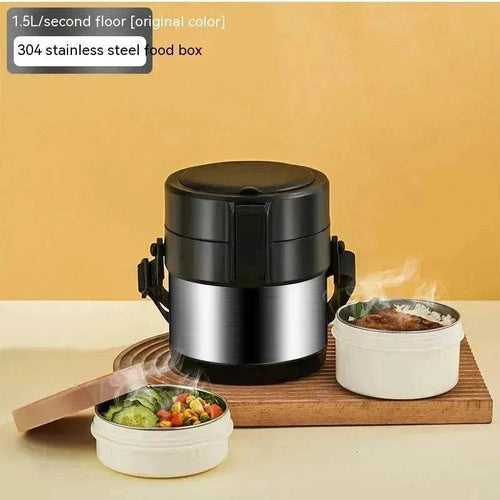 304 Stainless Steel Large Capacity Vacuum Thermal Insulated Lunch Box
