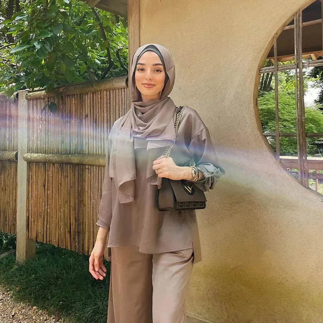 Arab2 piece set  Middle East Dubai Two Pant Suit ArabCo ord  2 piece set
