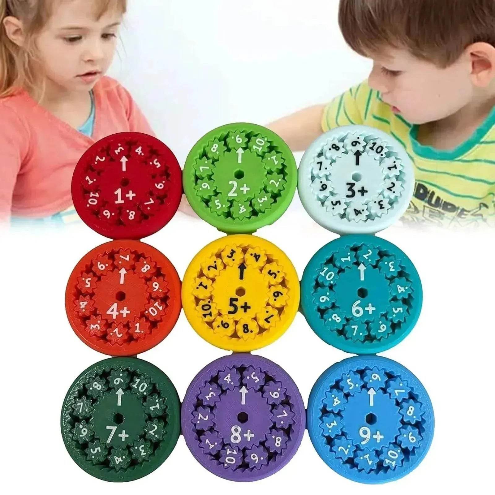 Math Fidget Spinners Fingertip Puzzle Toys Games Math Operations Math Multiplication Games Montessori Activity Educational Learning Toys