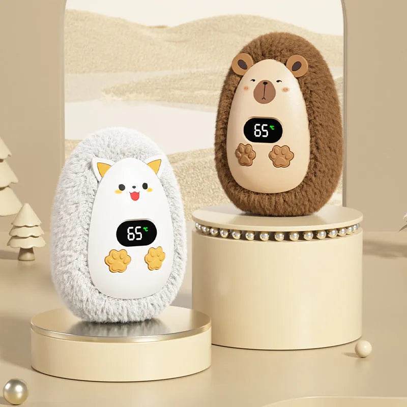 Winter Portable USB Rechargeable Outdoor Smart Fluffy Hand Warmer Hand muff
