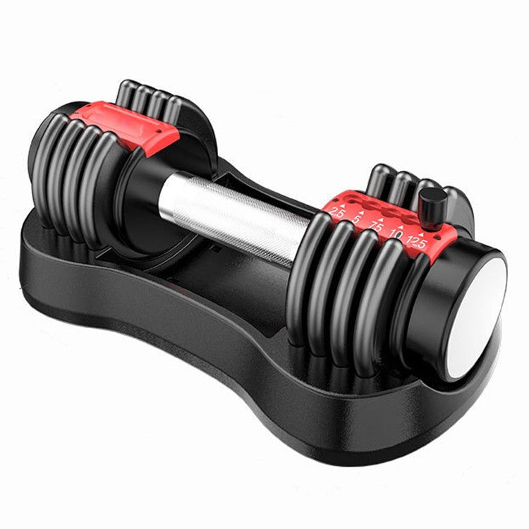 Cast Iron Adjustable Dumbbell – 25LB Home Gym Free Weight for Strength Training, Bodybuilding & Full Body Workouts