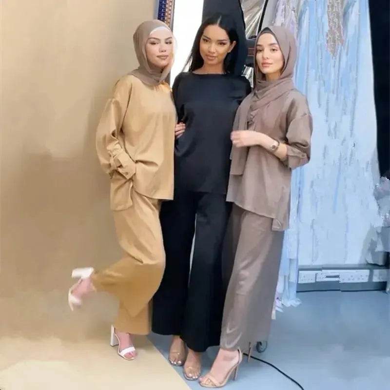 Arab2 piece set  Middle East Dubai Two Pant Suit ArabCo ord  2 piece set