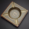 Luxury Cigar Ashtray, Wooden Metal Alloy 4-Slot and 2-Slot Cigar Rest