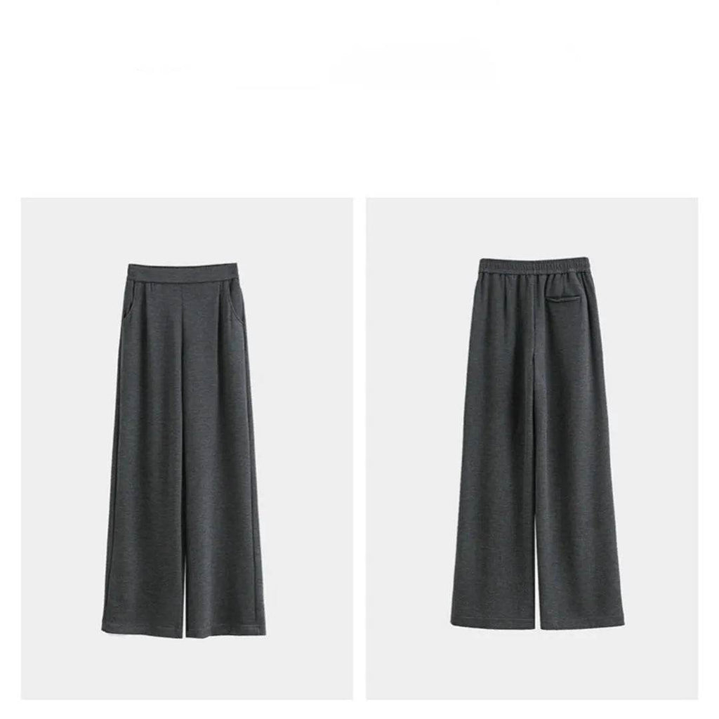 Casual Style High Waist Wide Leg Straight New Casual Pants trouser For Women